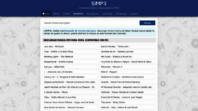 What Simp3.net website looked like in 2020 (4 years ago)