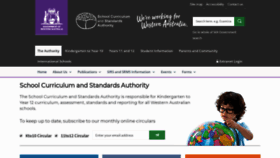 What Scsa.wa.edu.au website looked like in 2020 (4 years ago)