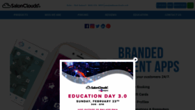 What Saloncloudsplus.com website looked like in 2020 (4 years ago)