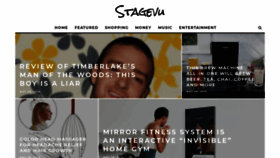 What Stagevu.com website looked like in 2020 (4 years ago)