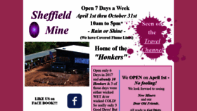 What Sheffieldmine.com website looked like in 2020 (4 years ago)