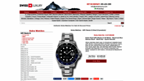What Swissluxury.com website looked like in 2020 (4 years ago)