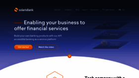 What Solarisbank.com website looked like in 2020 (4 years ago)