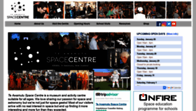 What Spacecentre.nz website looked like in 2020 (4 years ago)