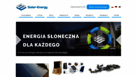 What Solar-energy.pl website looked like in 2020 (4 years ago)