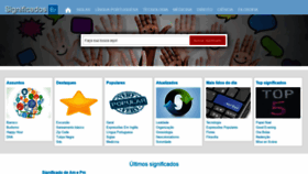 What Significadosbr.com.br website looked like in 2020 (4 years ago)