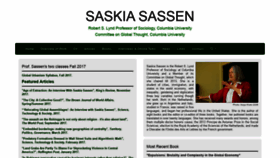 What Saskiasassen.com website looked like in 2020 (4 years ago)
