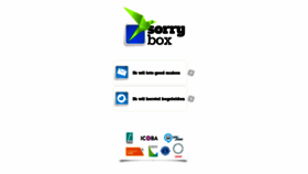 What Sorrybox.be website looked like in 2020 (4 years ago)