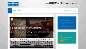 What Solfej24.de website looked like in 2020 (4 years ago)
