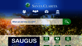 What Santa-clarita.com website looked like in 2020 (4 years ago)