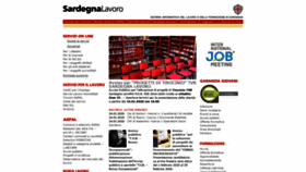 What Sardegnalavoro.it website looked like in 2020 (4 years ago)