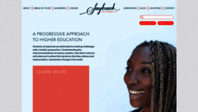 What Saybrook.edu website looked like in 2020 (4 years ago)