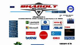 What Sharolt.ro website looked like in 2020 (4 years ago)