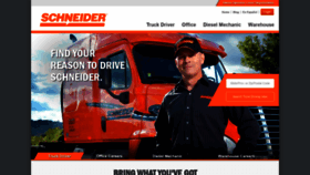 What Schneiderjobs.com website looked like in 2020 (4 years ago)