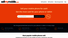 What Sellmymobile.com website looked like in 2020 (4 years ago)