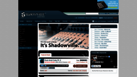 What Shadowville.com website looked like in 2020 (4 years ago)