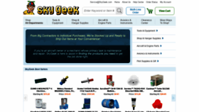 What Skygeek.com website looked like in 2020 (4 years ago)