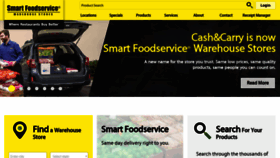 What Smartfoodservice.com website looked like in 2020 (4 years ago)