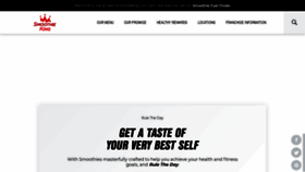 What Smoothieking.com website looked like in 2020 (4 years ago)