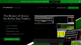 What Speedtrader.com website looked like in 2020 (4 years ago)