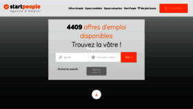 What Startpeople.fr website looked like in 2020 (4 years ago)