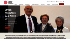 What Stritch.edu website looked like in 2020 (4 years ago)