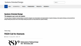 What Systemsorienteddesign.net website looked like in 2020 (4 years ago)