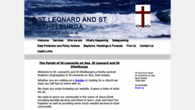 What Stleonardschurch.org website looked like in 2020 (4 years ago)