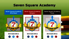 What Sevensquareacademy.org website looked like in 2020 (4 years ago)
