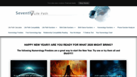 What Seventhlifepath.com website looked like in 2020 (4 years ago)