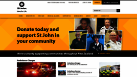 What Stjohn.org.nz website looked like in 2020 (5 years ago)
