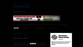 What Socks24.org website looked like in 2020 (4 years ago)