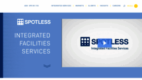 What Spotless.com website looked like in 2020 (5 years ago)