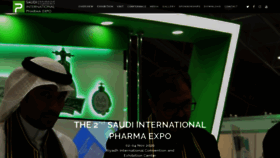 What Saudipharmaexpo.com website looked like in 2020 (4 years ago)