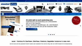 What Sautershop.de website looked like in 2020 (4 years ago)