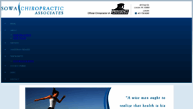 What Sowachiropractic.com website looked like in 2020 (4 years ago)