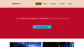What Showmakerzevents.com website looked like in 2020 (5 years ago)