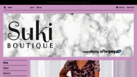 What Sukiboutique.com.au website looked like in 2020 (4 years ago)