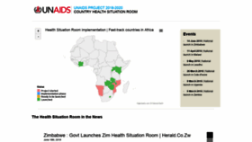 What Situationroom.unaids.org website looked like in 2020 (4 years ago)