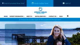 What Strongsmilesdental.com website looked like in 2020 (4 years ago)
