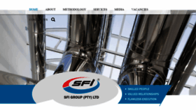 What Sfigroup.co.za website looked like in 2020 (4 years ago)