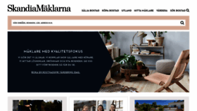 What Skandiamaklarna.se website looked like in 2020 (4 years ago)
