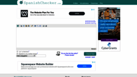 What Spanishchecker.com website looked like in 2020 (4 years ago)