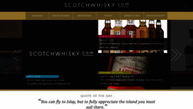 What Scotchwhisky.com website looked like in 2020 (4 years ago)