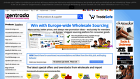 What Shop.zentrada.eu website looked like in 2020 (4 years ago)