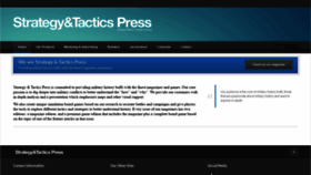 What Strategyandtacticspress.com website looked like in 2020 (4 years ago)