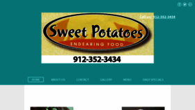 What Sweetpotatoeskitchen.com website looked like in 2020 (4 years ago)