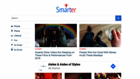 What Smarter.com website looked like in 2020 (4 years ago)