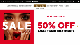 What Silklaser.com.au website looked like in 2020 (4 years ago)