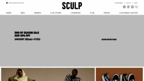 What Sculpstore.com website looked like in 2020 (4 years ago)